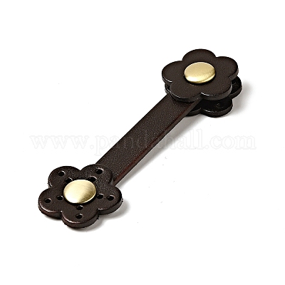 Цветок воловья кожа пришить застежки для кошелька&nbsp;FIND-D027-08B-1