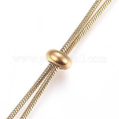 Регулируемые лариаты из нержавеющей стали 304 NJEW-Z005-03G-1