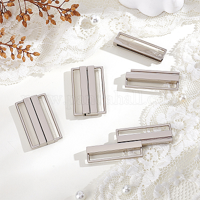 5 шт. прямоугольные пряжки для поясного ремня из сплава FIND-PH0027-19-1