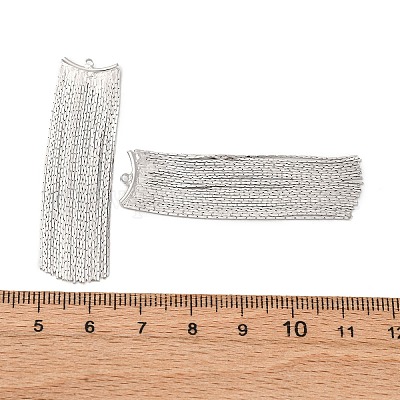 Латунь кисточкой большие кулоны KK-F898-22A-P-1