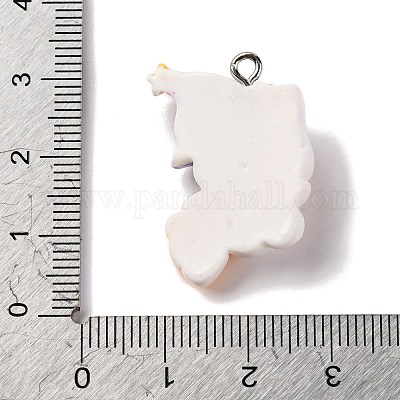 Подвески из непрозрачной смолы на тему хэллоуина RESI-D075-03D-1