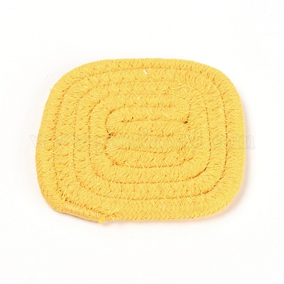 Коврик для чашки ручной работы из хлопка AJEW-TAC0001-03C-1