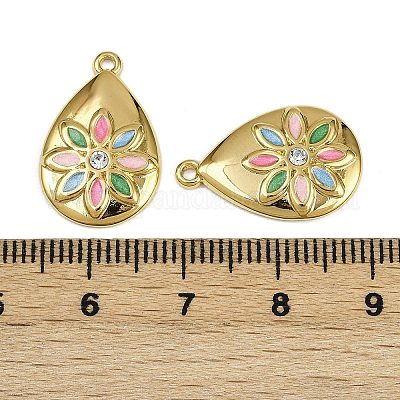 Подвески из нержавеющей стали 304 с эмалью STAS-L290-04G-1