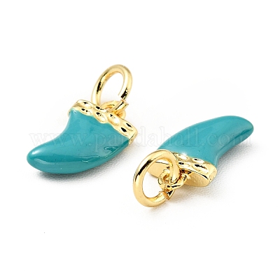 Латунь эмаль подвески KK-G416-37G-05-1