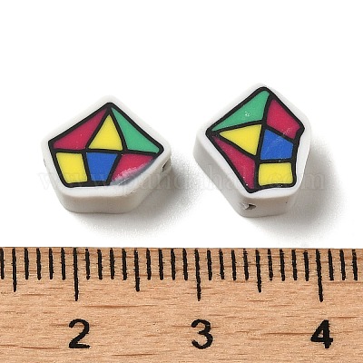 Бусины из полимерной глины  CLAY-Z001-09-1