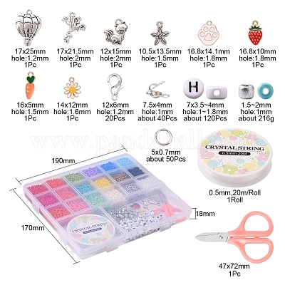 Набор для изготовления ювелирных изделий из бисера своими руками DIY-YW0005-56-1