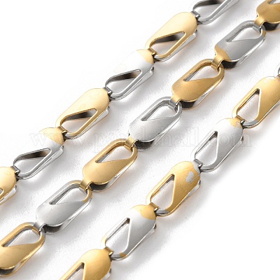 Овальные звенья цепи из нержавеющей стали 304 CHS-F020-02GP-03-1