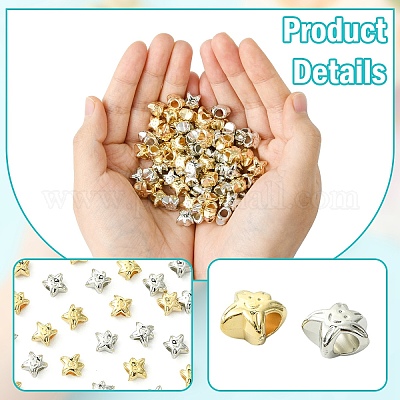 80шт 2 цвета пластиковые бусины ccb CCB-YW0001-59-1