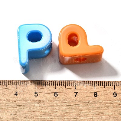 УФ-покрытие непрозрачные акриловые европейские бусины SACR-Z007-01P-1