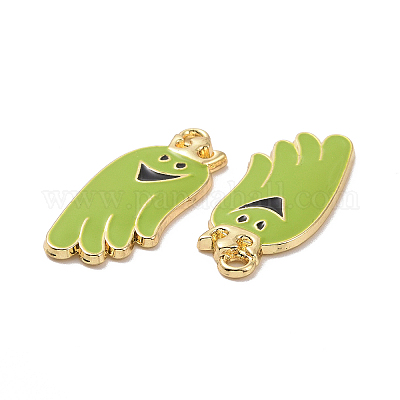 Подвески из эмали из сплава с покрытием на тему Хэллоуина PALLOY-O109-46LG-1