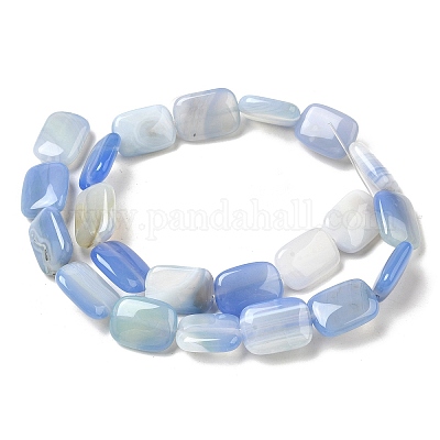 Натуральные полосатые агатовые / полосатые агатовые бусинки G-B137-B01-01D-1