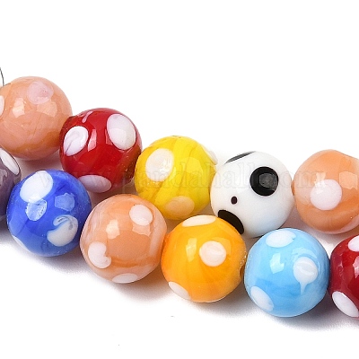 Бусины лэмпворк  LAMP-D002-10mm-01C-1