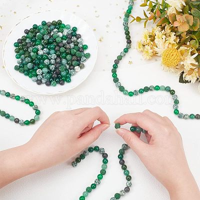 8 нитка 8 стиля матовые натуральные смешанные драгоценные камни круглые бусины нитки G-OC0002-06-1