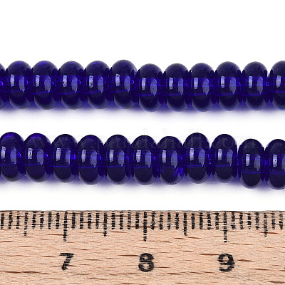 Прозрачные стеклянные бусины GLAA-ZX008-6mm-19F-1