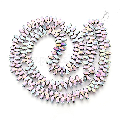 Гальванические нити из синтетических немагнитных гематитовых бусин G-T139-65G-1