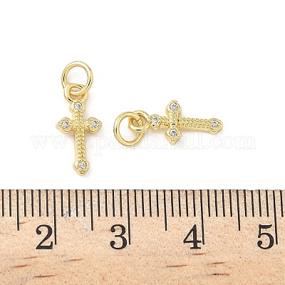 Латунные микро проложить кубического циркония подвески KK-Z120-54G-02-1