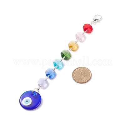 Украшение подвески сглаз лэмпворк ручной работы HJEW-JM00757-1