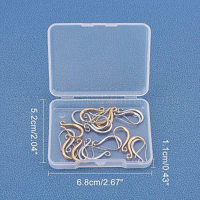 Латунные крючки для сережек KK-FH0001-24-1