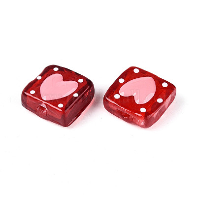 Ручной спрей окрашены бусины бисера LAMP-N035-02G-1