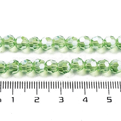 Гальванизируйте прозрачное стекло бисер нитей EGLA-A035-T6mm-A09-1