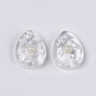 Кабошоны из полупрозрачной смолы CRES-T014-18E-1