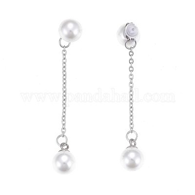 Серьги-кисточки из нержавеющей стали 304 EJEW-I248-12-1