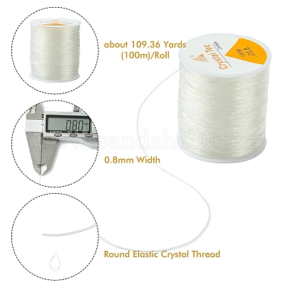 Круглая эластичная кристаллическая нить EW-YW0002-01A-1
