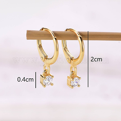 Элегантный женский комплект серег из серебра s925 с квадратным цирконием в форме сердца XH7001-1-1