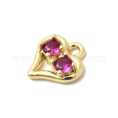 Латунные микро проложить кубического циркония подвески KK-L258-11G-05-1