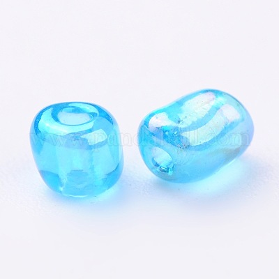 (доступна услуга переупаковки) круглые стеклянные бусины SEED-C016-4mm-163B-1