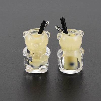 Подвески из непрозрачной смолы RESI-T052-03-1