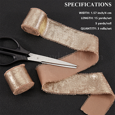 Односторонняя полиэфирная потертая лента горячего тиснения длиной 4.5 м. OCOR-WH20003-08B-1