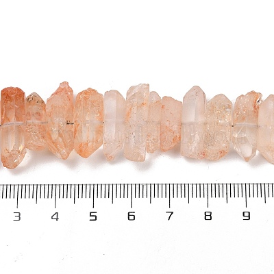 Натуральный хрустят кварц бисер пряди G-R012-B06-02-1