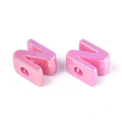 Непрозрачные акриловые бусины с УФ-покрытием PACR-ZX018-04N-1