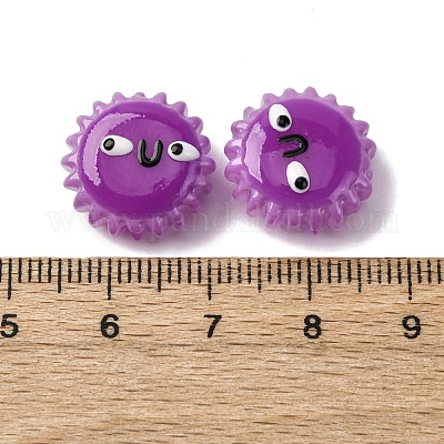 Бусины из стеклянной эмали LAMP-Q045-01F-1