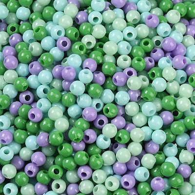 Непрозрачные акриловые бусины X1-OACR-H118-07A-06-1