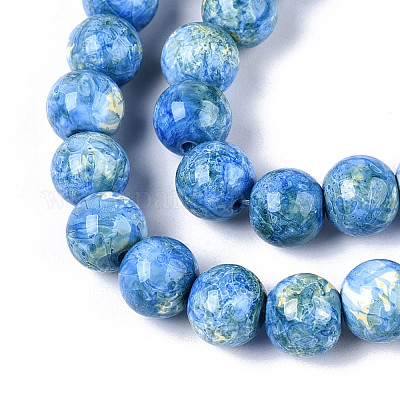 Выпечка краска бисер пряди DGLA-N016-8mm-09-1