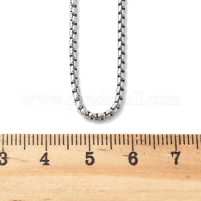 Не тускнеющие цепочки Rolo из нержавеющей стали 304 NJEW-L047-02B-P-1