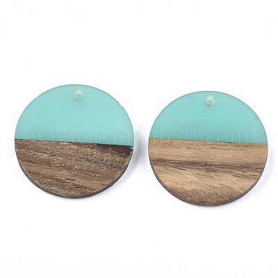 Подвески из смолы и ореха RESI-S358-02D-03-1