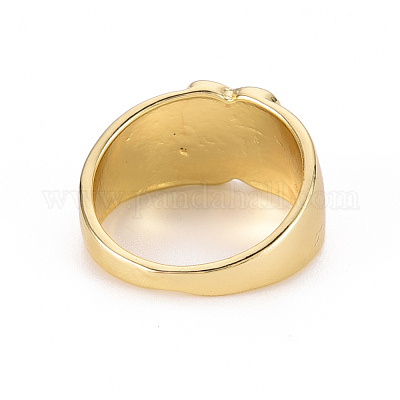 Широкополосные кольца из сплава эмали RJEW-N034-008-RS-1