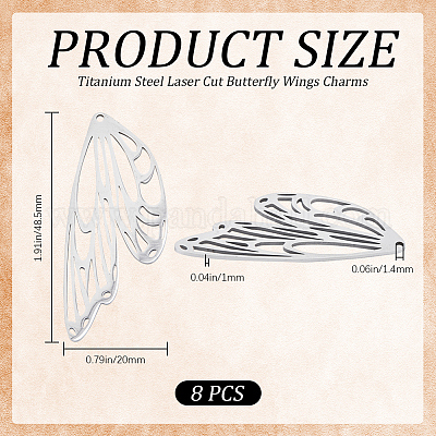 8 шт. подвески из нержавеющей стали STAS-CN0001-57-1