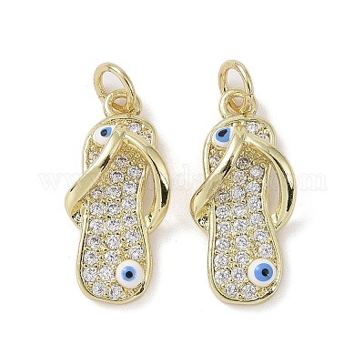 Латунные микро проложить кубического циркония подвески KK-L209-060G-01-1
