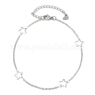 Ножные браслеты из нержавеющей стали 304 AJEW-H104-06P-1