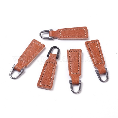 SEWACC 5pcs Genuine Leather Zipper Pull Fix Zipper Puller Zipper Pull  Replacement Zipper Pull Tab Bag Tags Coats Zipper Head Durable Zipper  Puller