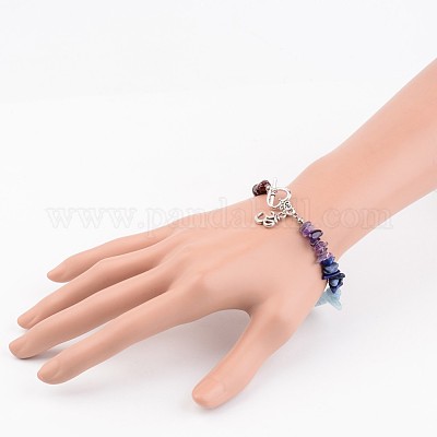 Чакра ювелирные изделия X-BJEW-JB02340-01-1