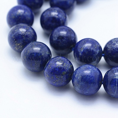 Natürlicher Lapislazuli Perlenstränge&nbsp;G-P342-01-12mm-AB-1