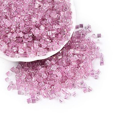 6/0 прозрачный внутри цветной стеклянный бисер SEED-N006-003H-1