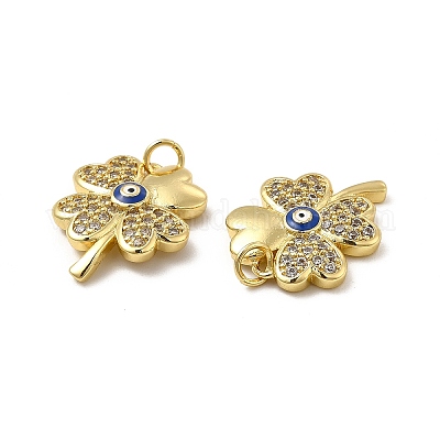 Латунные микро проложить кубического циркония подвески KK-E068-VB135-1-1