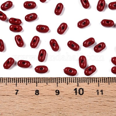 Непрозрачные акриловые бусины MACR-T048-02O-1