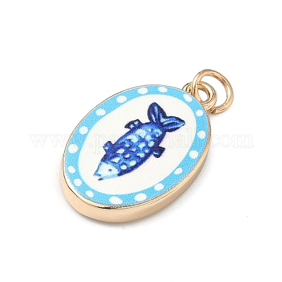 Латунь эмаль подвески&nbsp;LS-ENAM-I086-08A-1